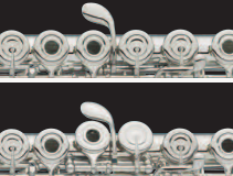 Tipos de flautas traveseras y variaciones. Llaves de sol alineadas o desalineadas